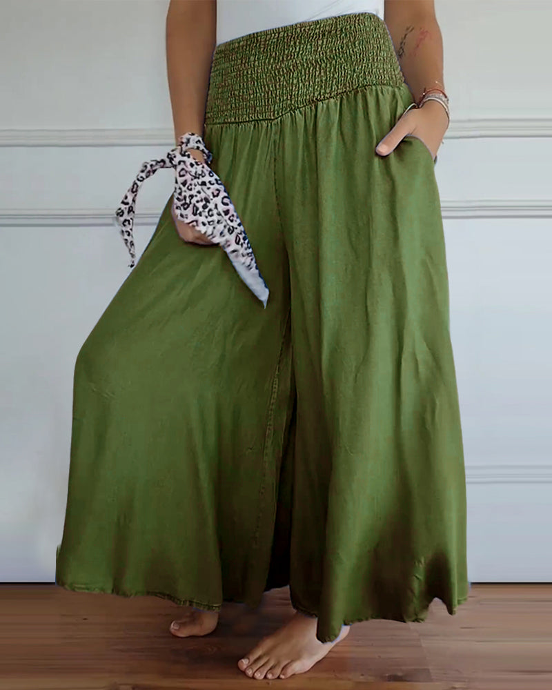 Irene | Bequeme Weite-Hosen für Damen mit hohem Bund