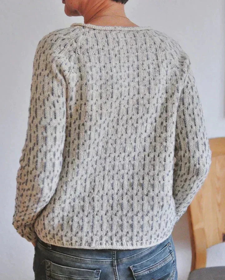 Veronika | Der Schicke Pullover für Damen mit Rundhalsausschnitt und langen Ärmeln