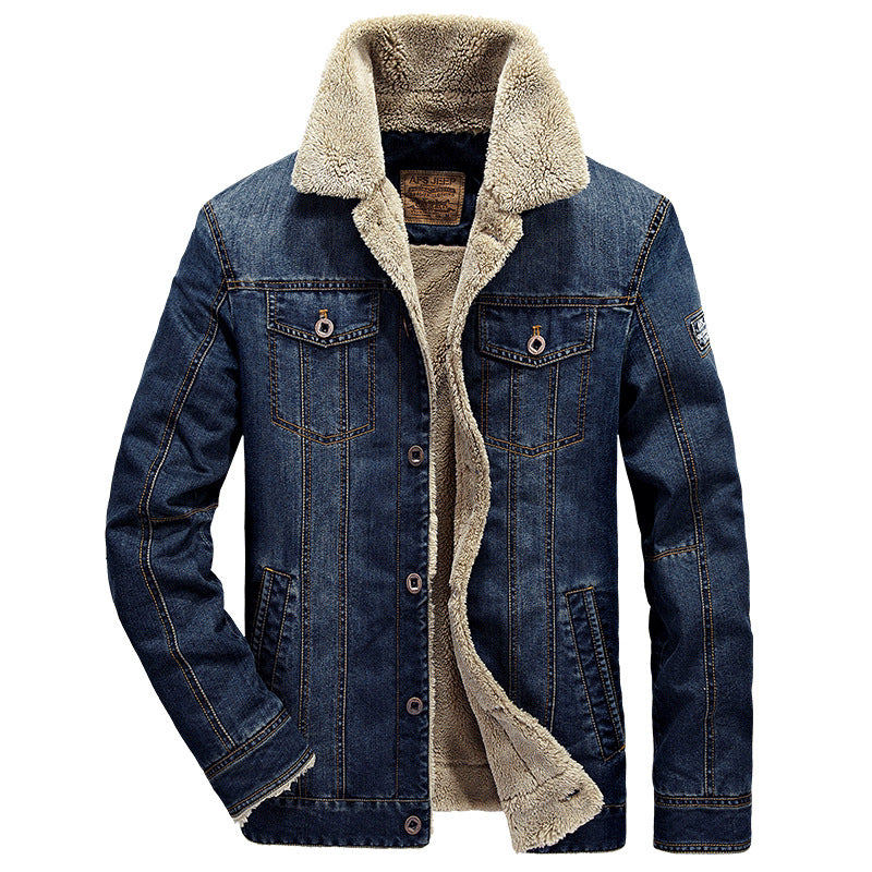 Herrenjacke mit Seitentaschen und Knöpfen