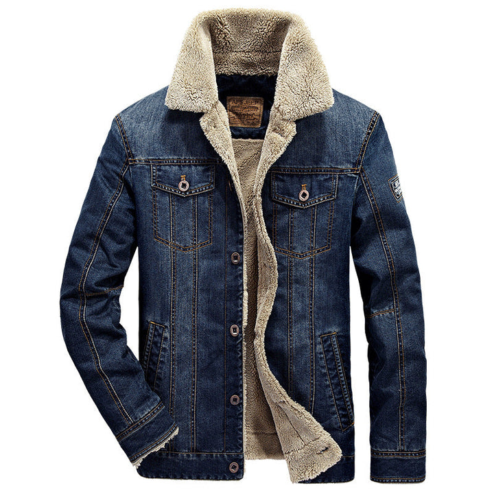 Herrenjacke mit Seitentaschen und Knöpfen