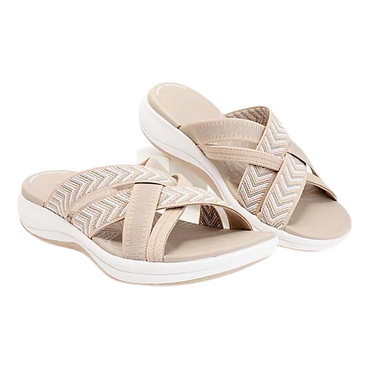 Greta | Orthopädische Sandalen für Damen mit flachem Absatz