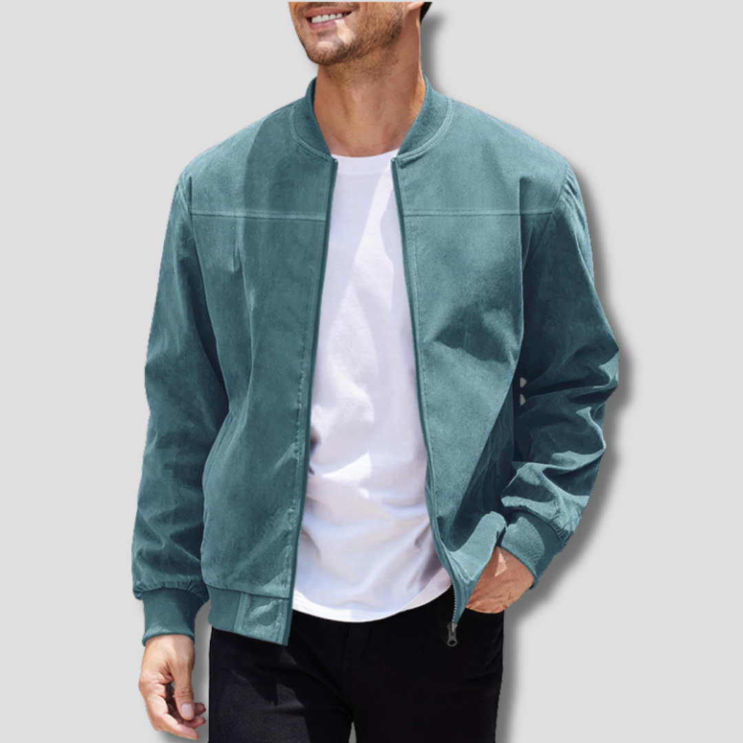 Harry | Leichte, saisonunabhängige Jacke für Herren mit Rundhalsausschnitt