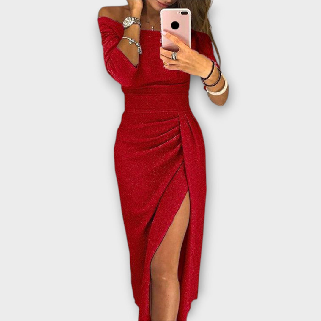 Lena | Elegantes schulterfrei Kleid