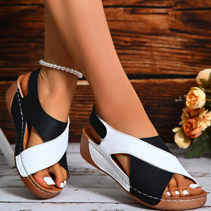 Milena | Ultrabequeme Orthopädische Sandalen für Damen mit niedrigem Absatz