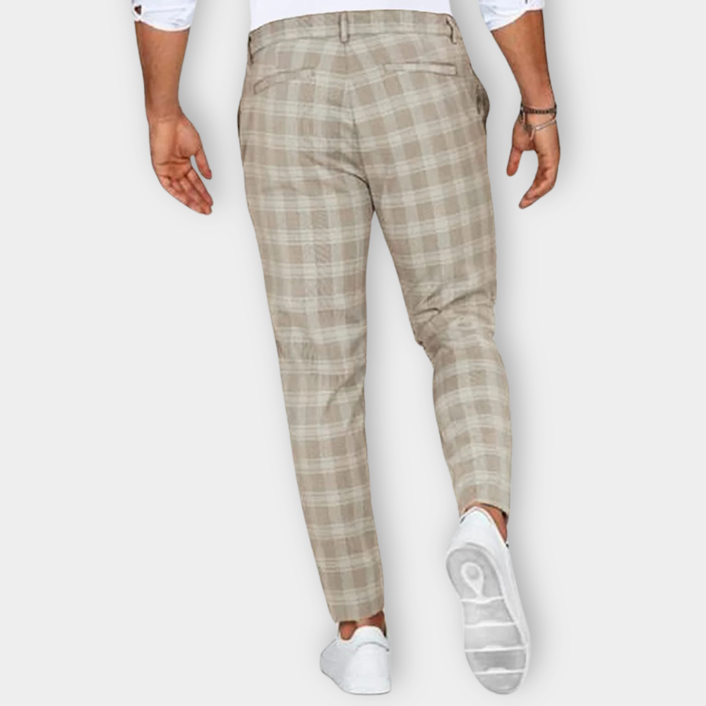 Darius | Stylische Freizeit-Chinos für Herren mit schmaler Passform und hohem Bund