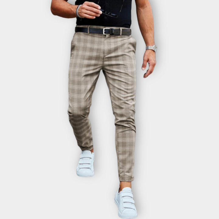 Darius | Stylische Freizeit-Chinos für Herren mit schmaler Passform und hohem Bund