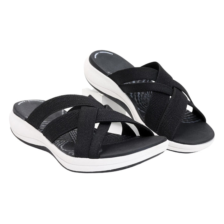 Greta | Orthopädische Sandalen für Damen mit flachem Absatz