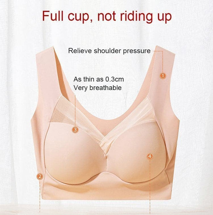 Charmante drahtlose Push-Up-BHs 1+1 GRATIS für Damen
