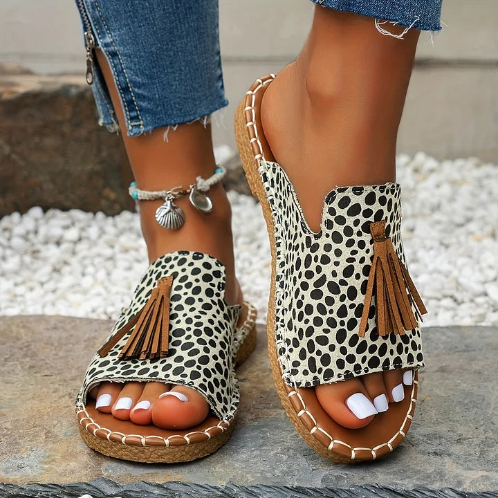 Lorraine | Lässige Orthopädische Sandalen für Damen mit flachem Absatz