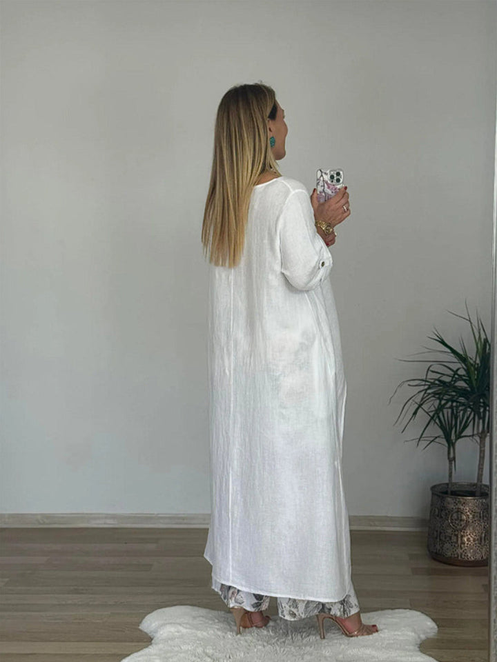 Regina | Elegantes Casual und Set für Damen mit Rundhalsausschnitt