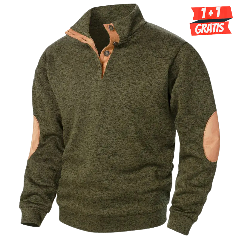 Craft | Winter Pullover für Männer für Herren mit Stehkragen und langen Ärmeln