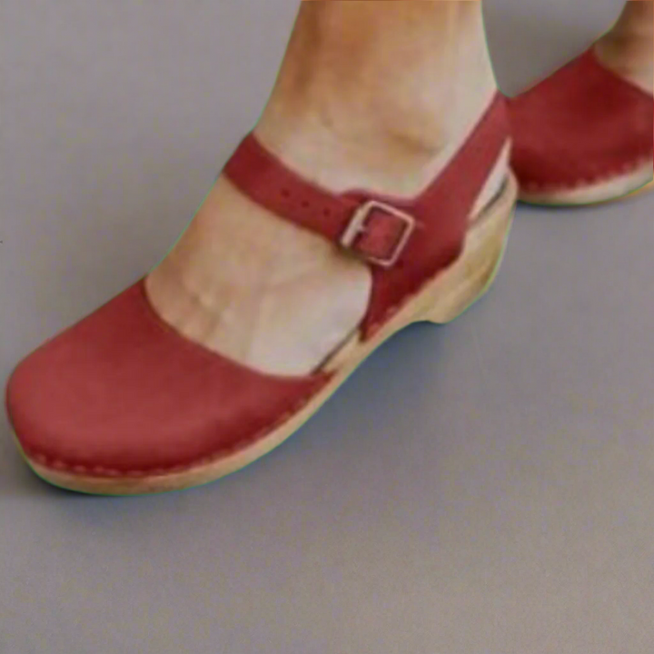 Laura | Damen Bequeme Baotou Plattform Sandalen mit niedrigem Absatz