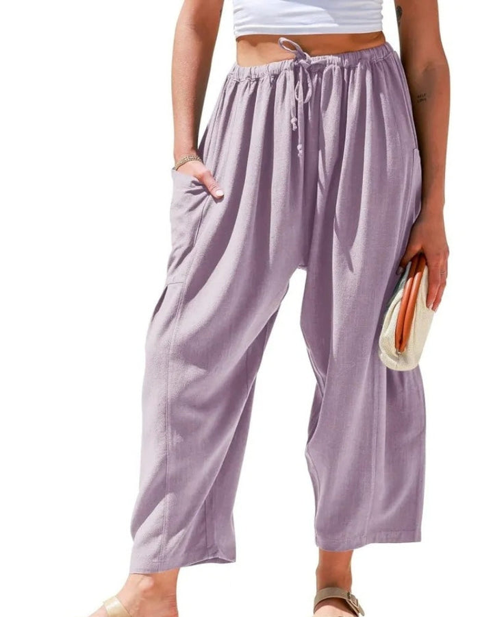 Sabrina | Weite Hose für Damen mit hohem Bund
