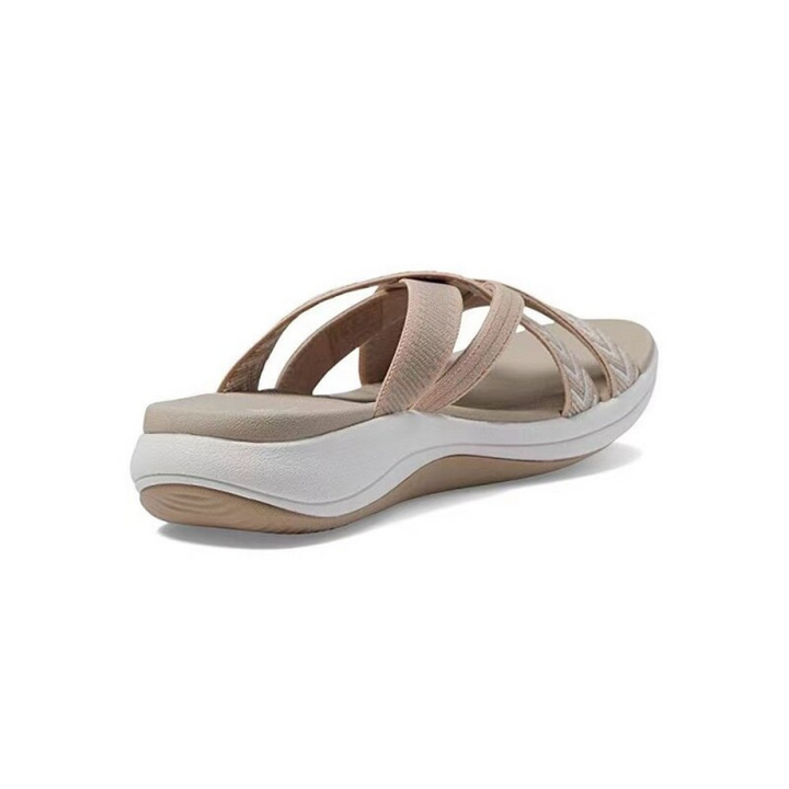 Greta | Orthopädische Sandalen für Damen mit flachem Absatz