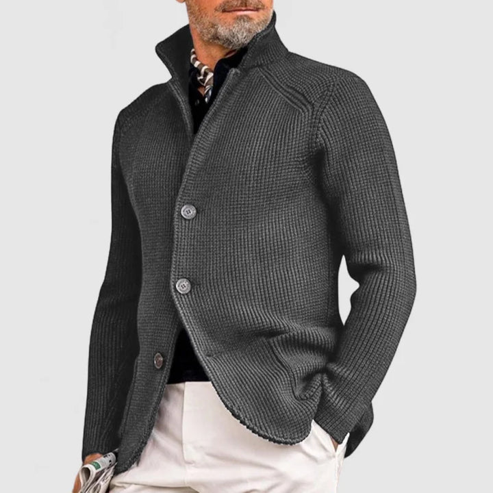 Michele | Lässige Strickjacke für Herren mit langen Ärmeln