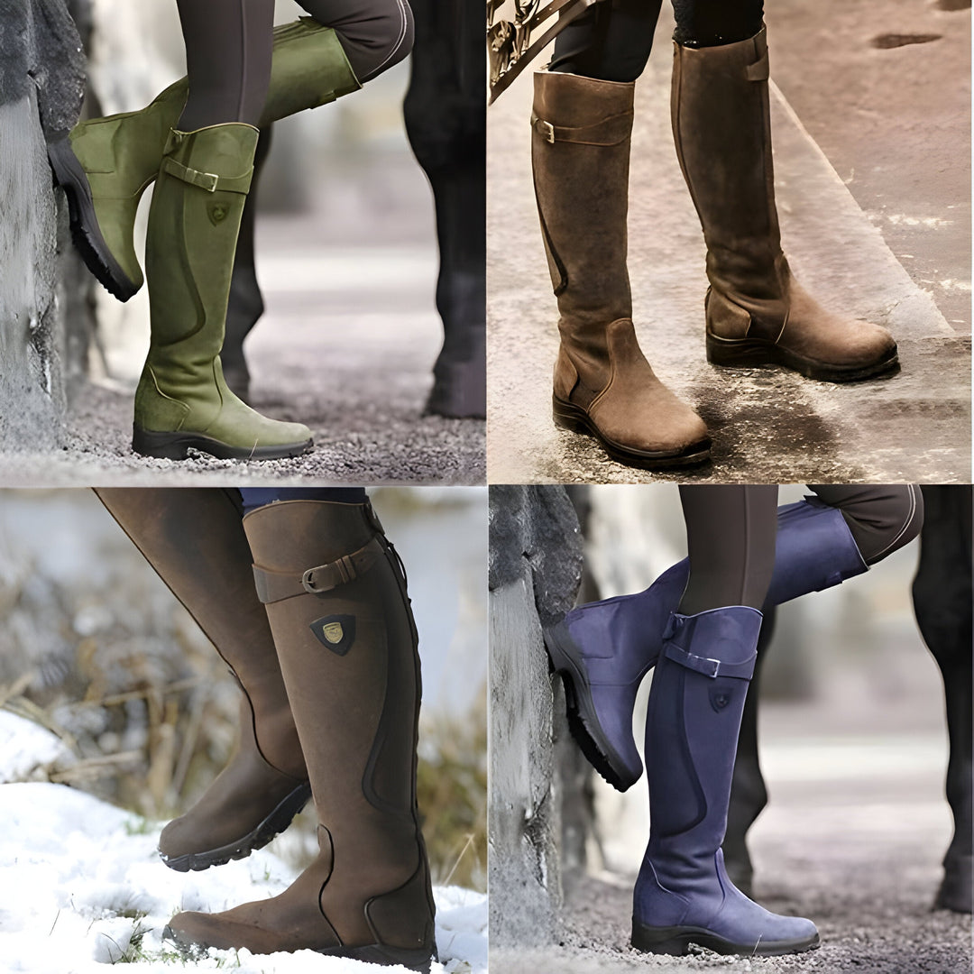 Yvonne | Ultimative Stiefel für Damen mit flachem Absatz