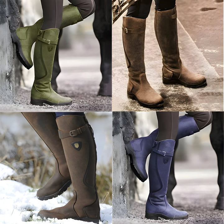 Yvonne | Ultimative Stiefel für Damen mit flachem Absatz