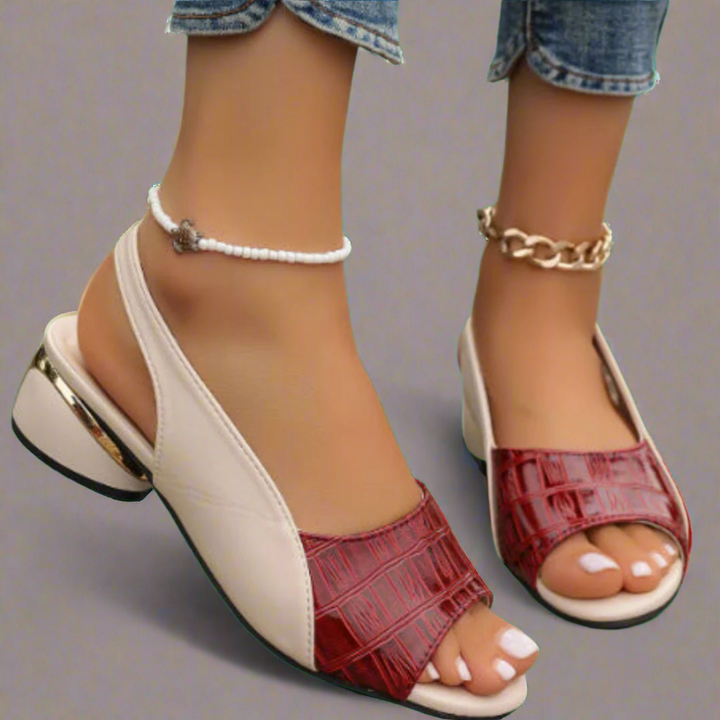 Verena | Bequeme Sandalen für Damen mit mittelhohem Absatz
