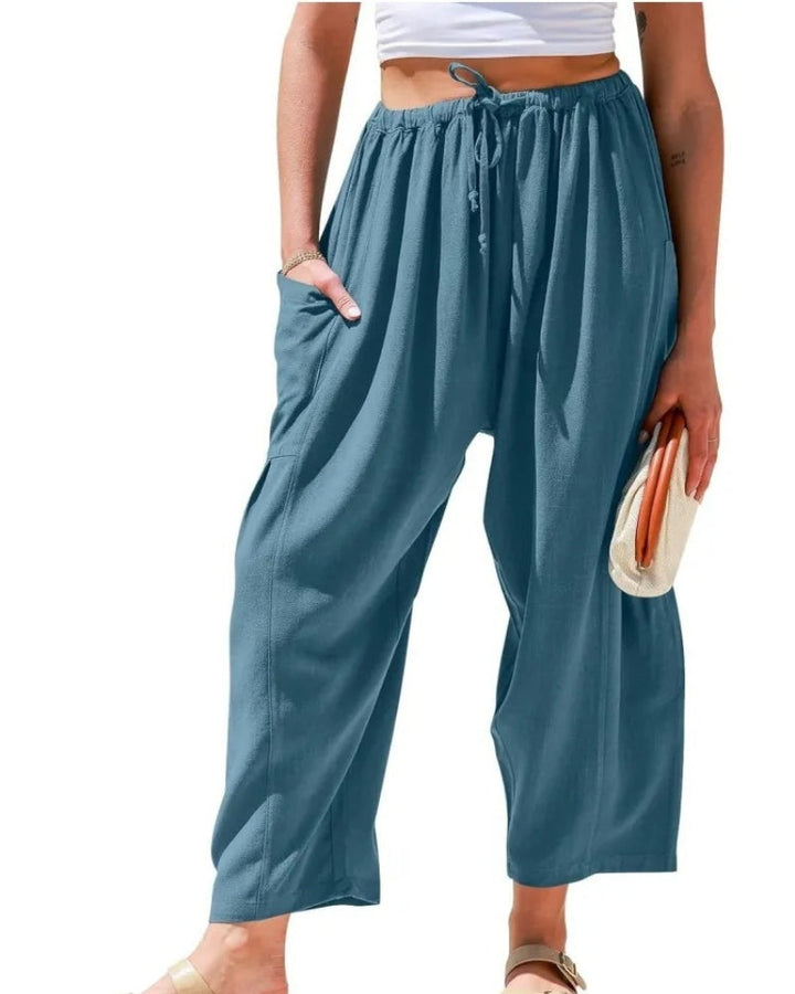 Sabrina | Weite Hose für Damen mit hohem Bund