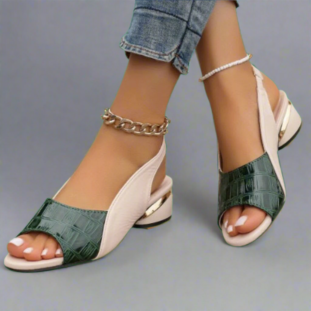 Verena | Bequeme Sandalen für Damen mit mittelhohem Absatz