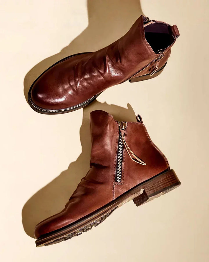 Max | stiefelette für Herren mit Seitlichem Reißverschluss