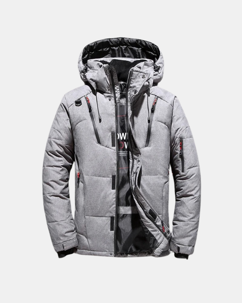 Elite Winterjacke für Herren mit Kapuze und langen Ärmeln