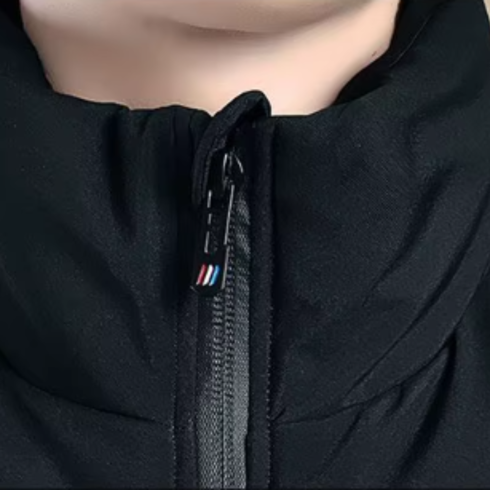 Elegante winddichte Herrenjacke für Herren mit Stehkragen und langen Ärmeln