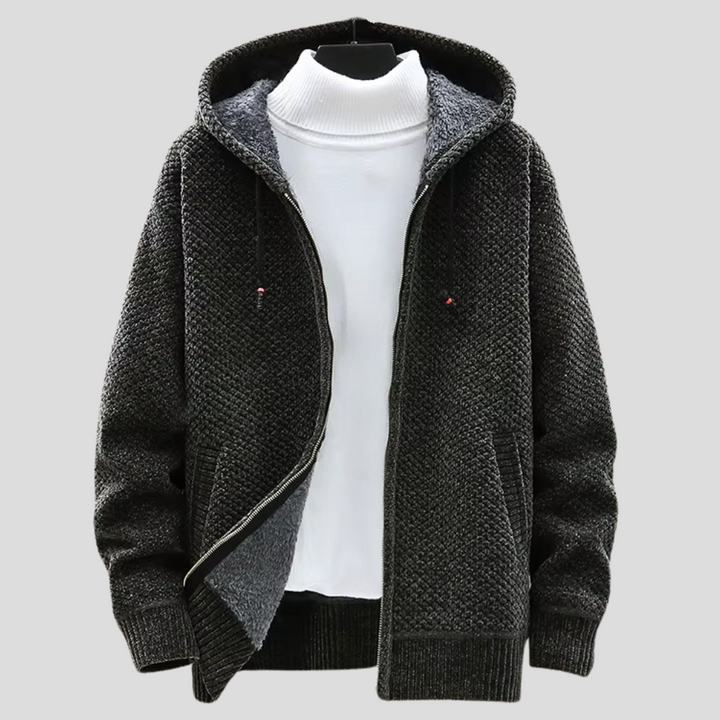 Oslo | Strick Hoodie für Herren mit Kapuze und langen Ärmeln