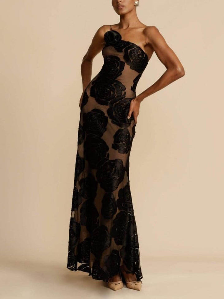 Luna | Blumen Maxikleid für Damen