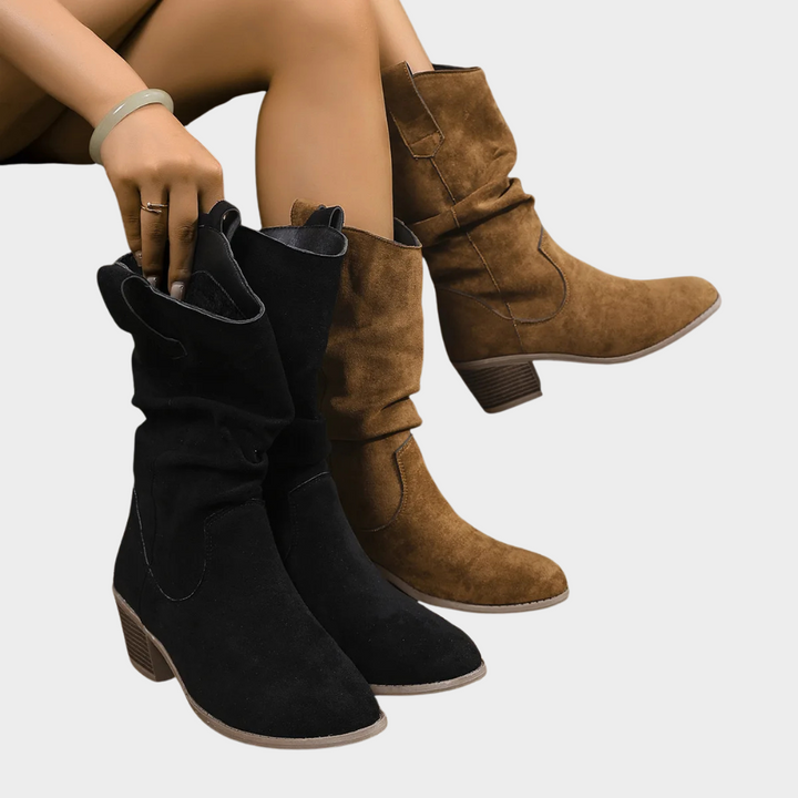 Jade | Cowboy-Stiefel mit mittelhohem Absatz