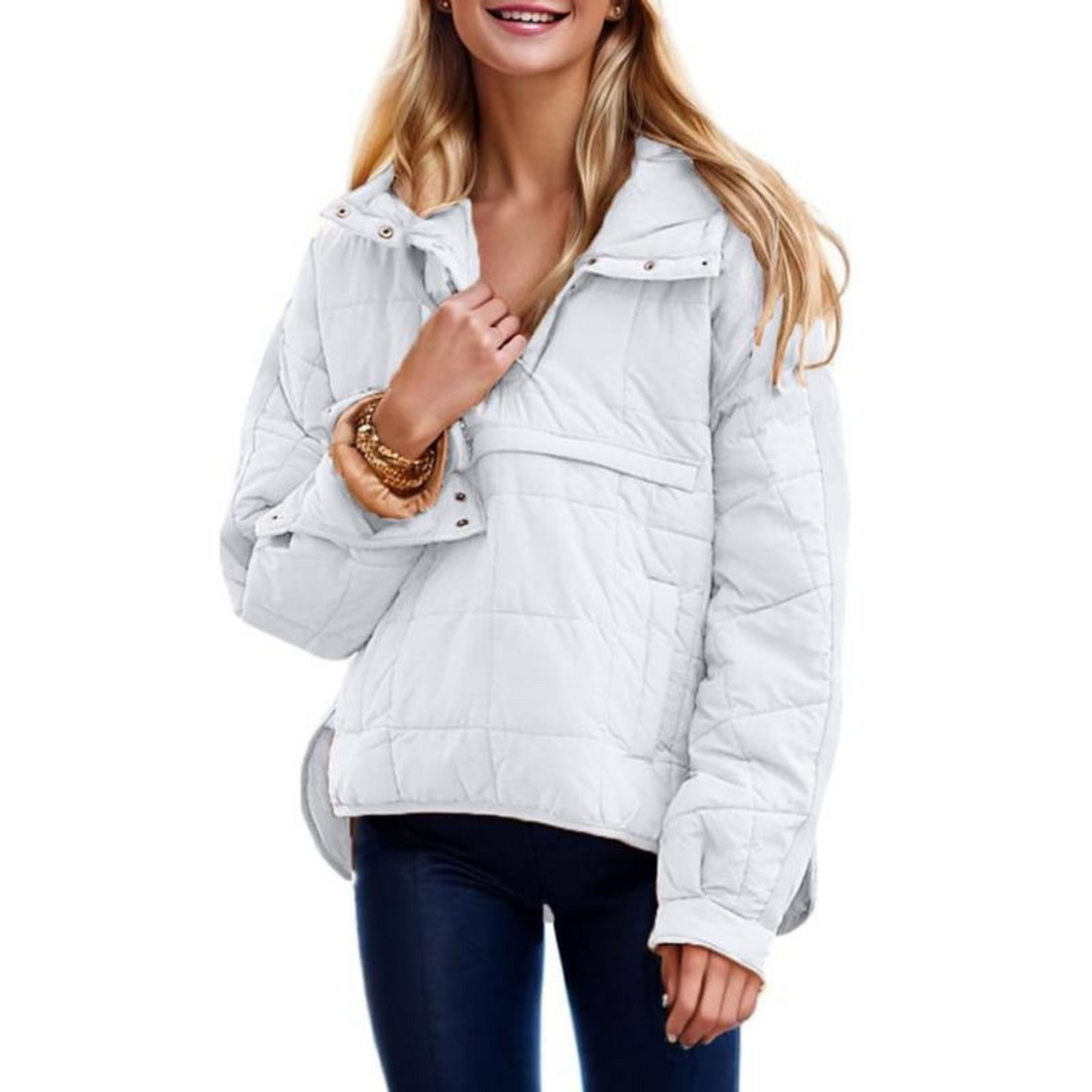 Fely | Übergroßer Kapuzenpullover für Damen mit langen Ärmeln