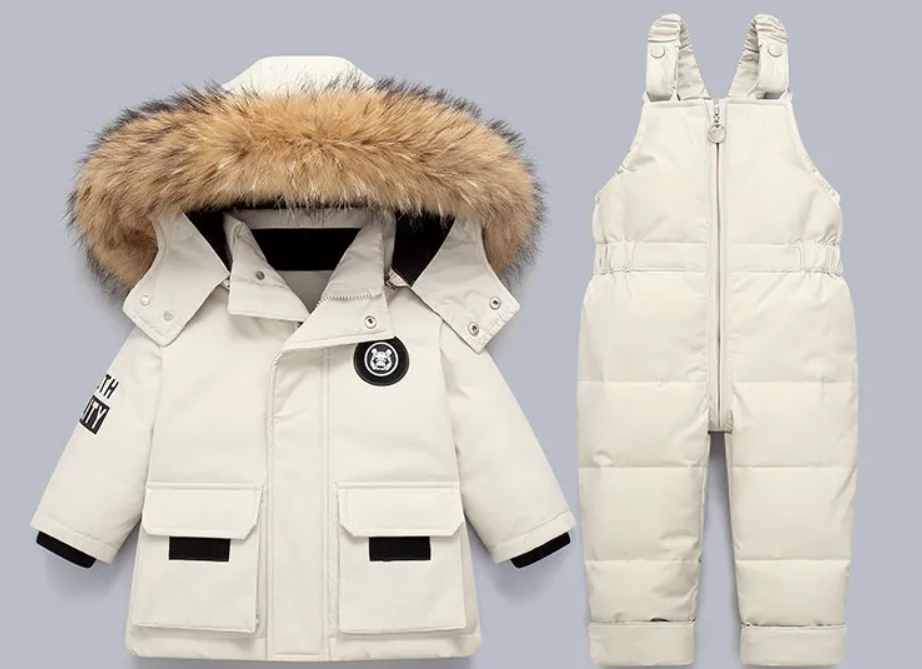 Treffen für Damen mit Winter Head | Dick gepolsterter Schneeanzug | Baby und Kleinkind