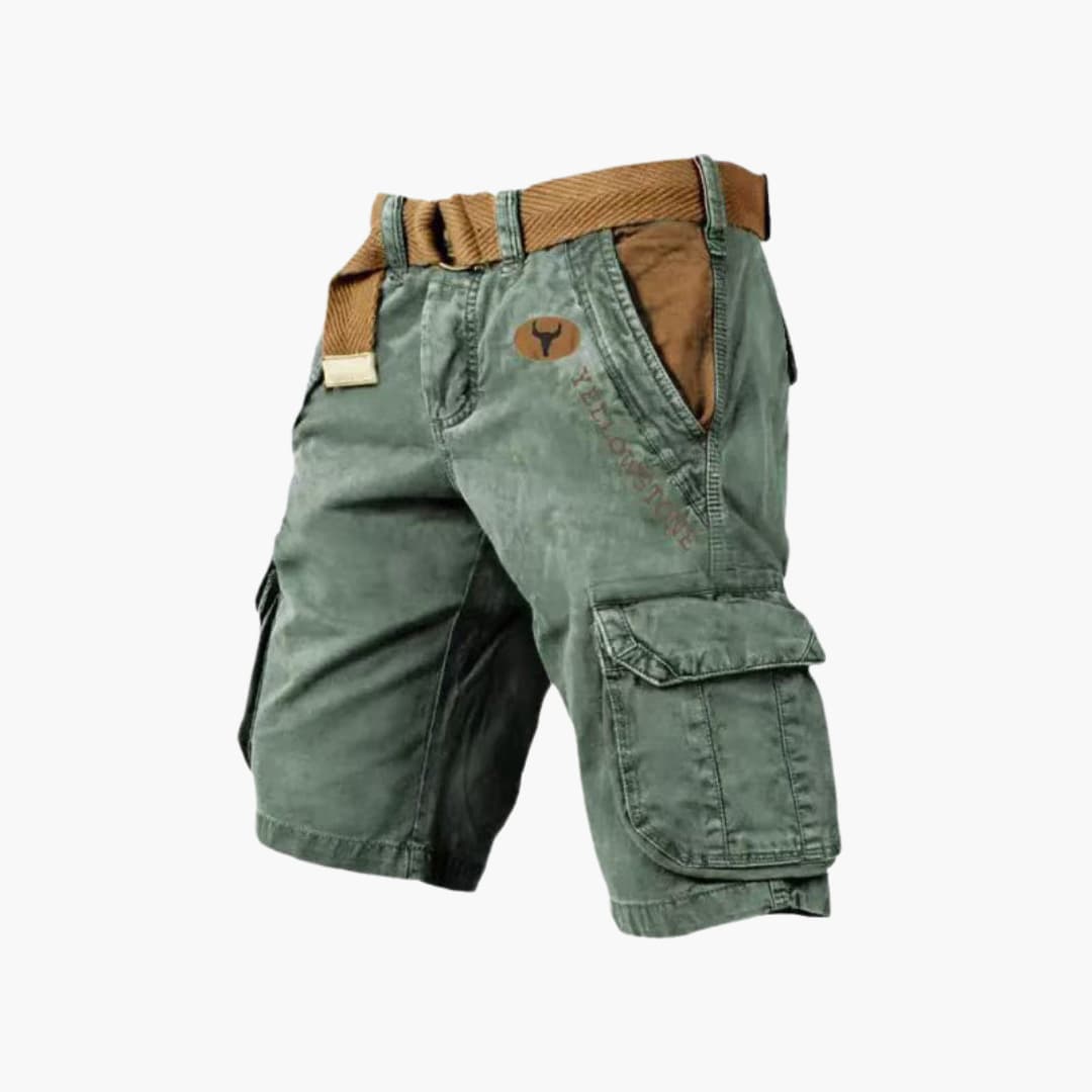 Danny | 6-Taschen Cargo Shorts für Herren mit geradem Bein und mittlerem Bund
