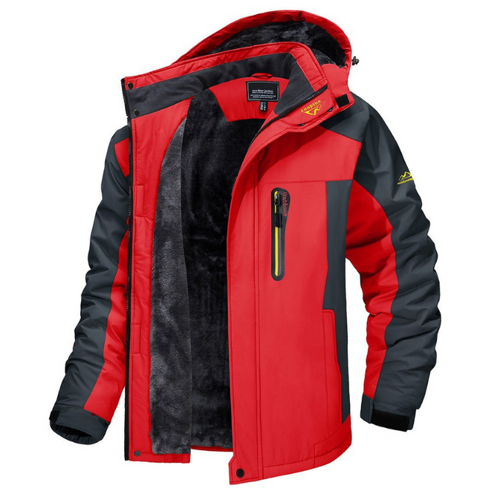 Herren Outdoor-Winterjacke mit langen Ärmeln