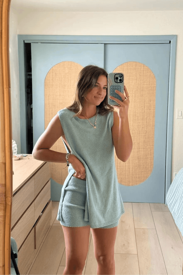 Erminia | Pullover-Set für Damen mit Rundhalsausschnitt und langen Ärmeln
