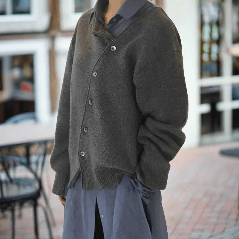 Cathy | Entspannter Cardigan für Damen mit V-Ausschnitt und langen Ärmeln