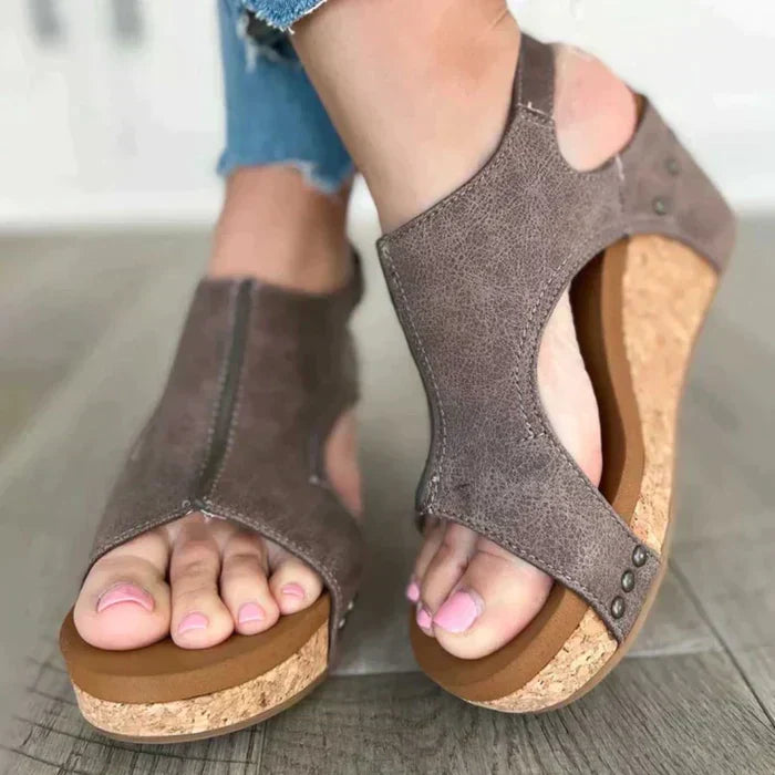 Astrid | Sandales à talons compensés élégantes et confortables für Damen