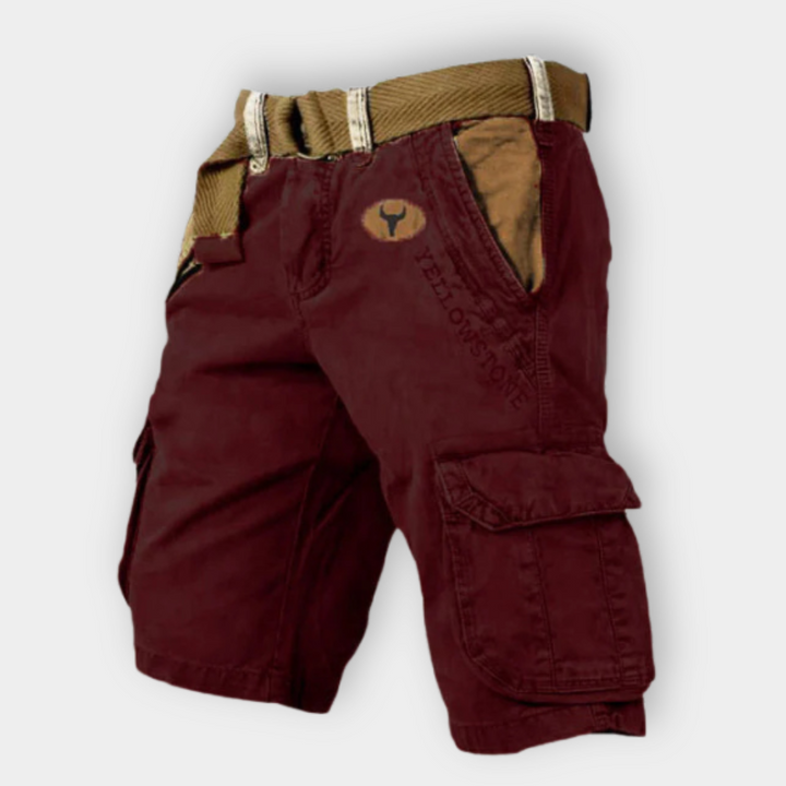 Lando | Explorer Cargo Shorts für Herren mit Sternenmuster