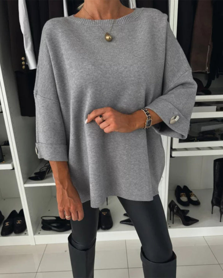 Isabella | Elegante Strickpullover für Damen mit Rundhalsausschnitt