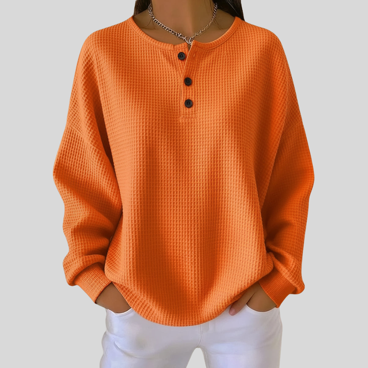 Anne | Lässiger Pullover für Damen mit Kragen
