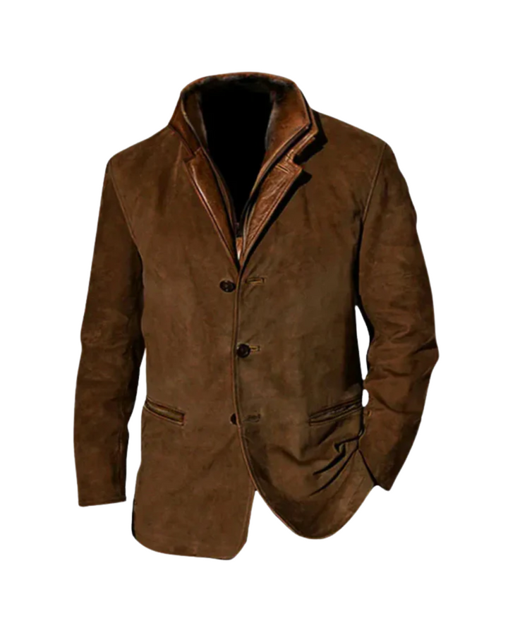 Vintage-Jacke für Herren mit langen Ärmeln