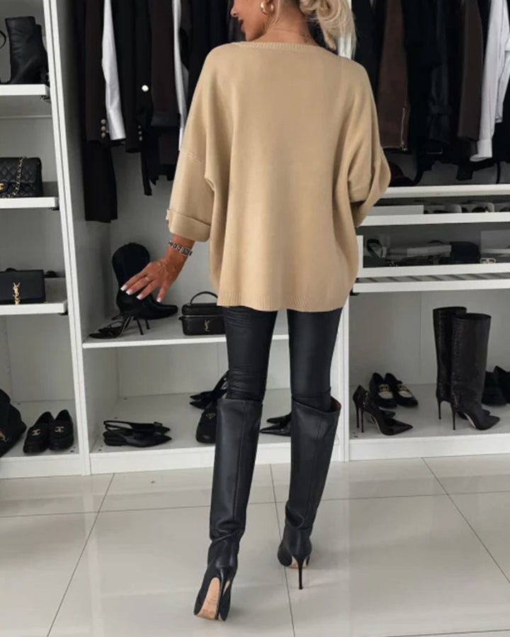 Isabella | Elegante Strickpullover für Damen mit Rundhalsausschnitt