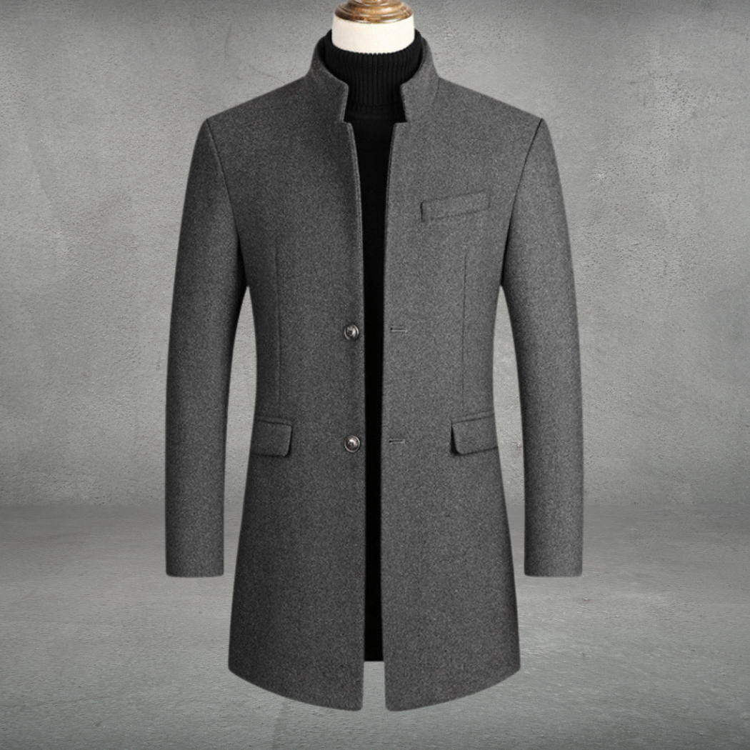 Benjamin | Eleganter Business-Mantel für Herren mit langen Ärmeln