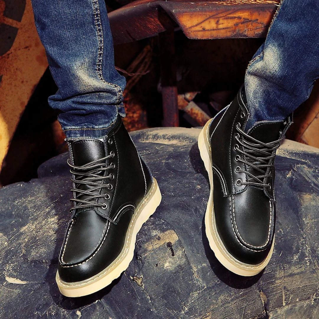 Cole | Vintage Stiefel für Herren mit flachem Absatz