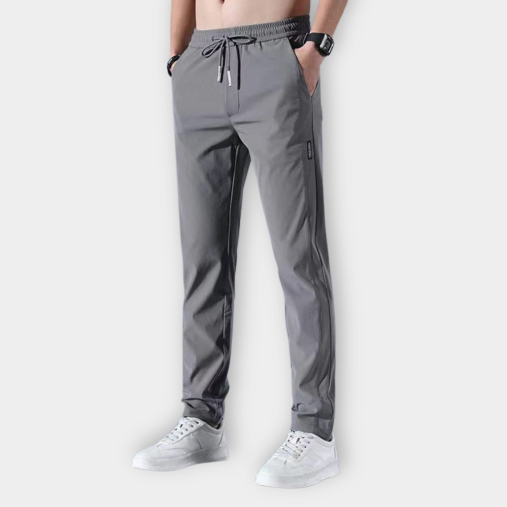 Enzo | Stretch Jogger-Hosen für Herren mit schmaler Passform und mittlerem Bund