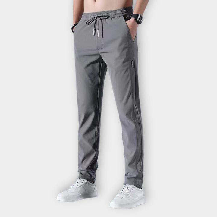 Enzo | Stretch Jogger-Hosen für Herren mit schmaler Passform und mittlerem Bund