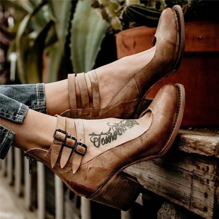 Marisa | Klarsichtstiefel für Damen mit mittelhohem Absatz