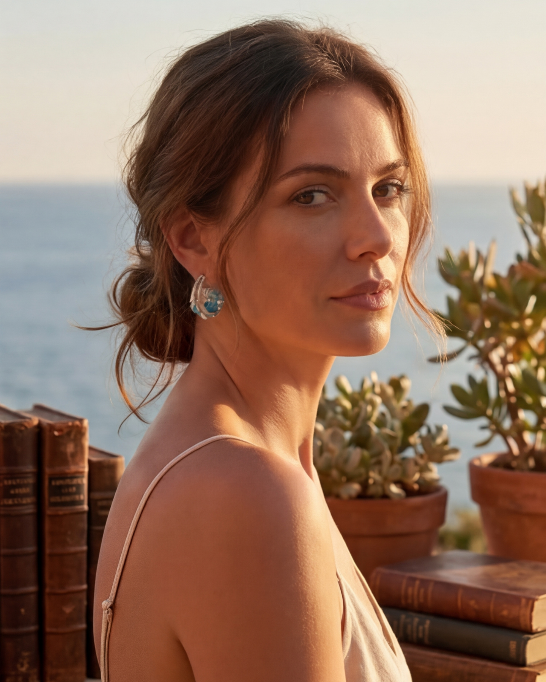 Ozeanische Eleganz Ohrringe für Damen