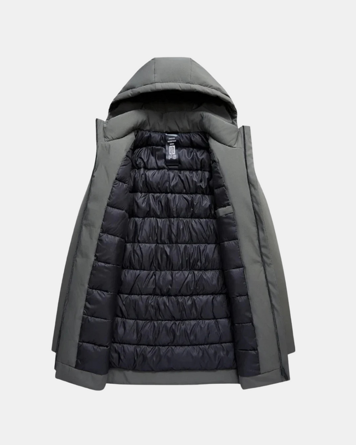 Premium Winterjacke für Herren mit Kapuze und langen Ärmeln
