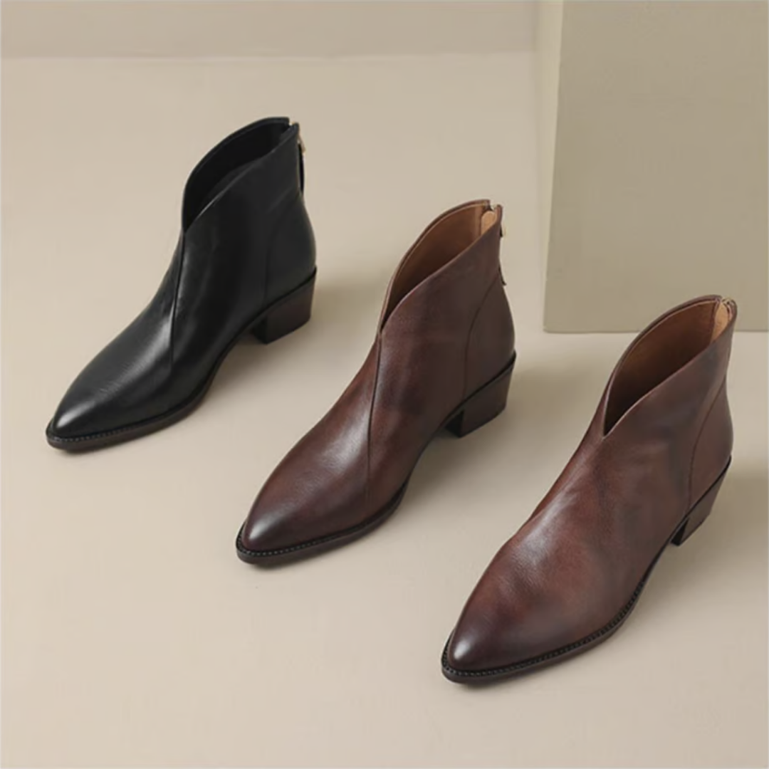 Oriana | Elegante Stiefeletten für Herren mit niedrigem Absatz